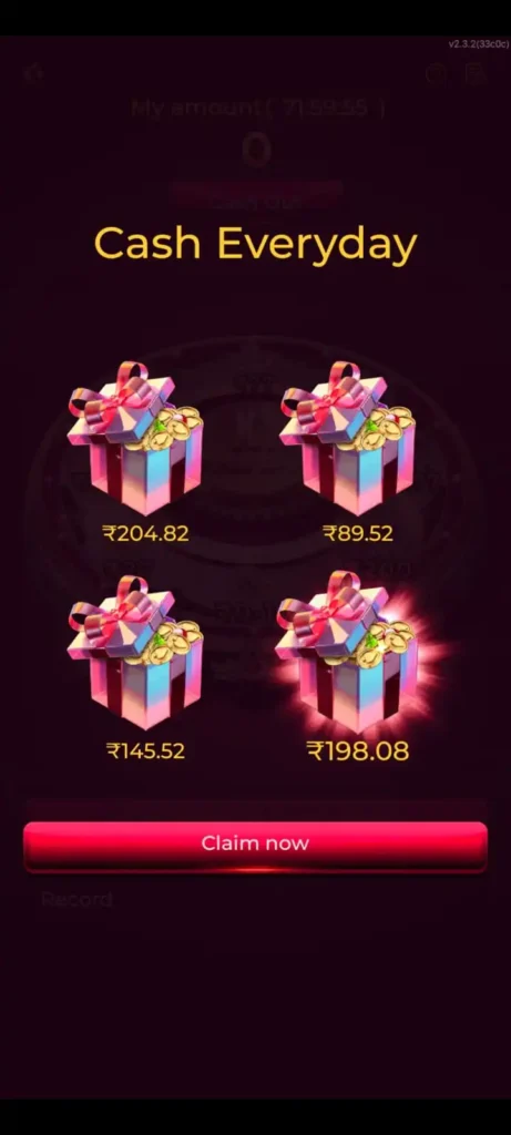 KING777 Game Rs.200 signup bonus with daily rewards and earning notifications